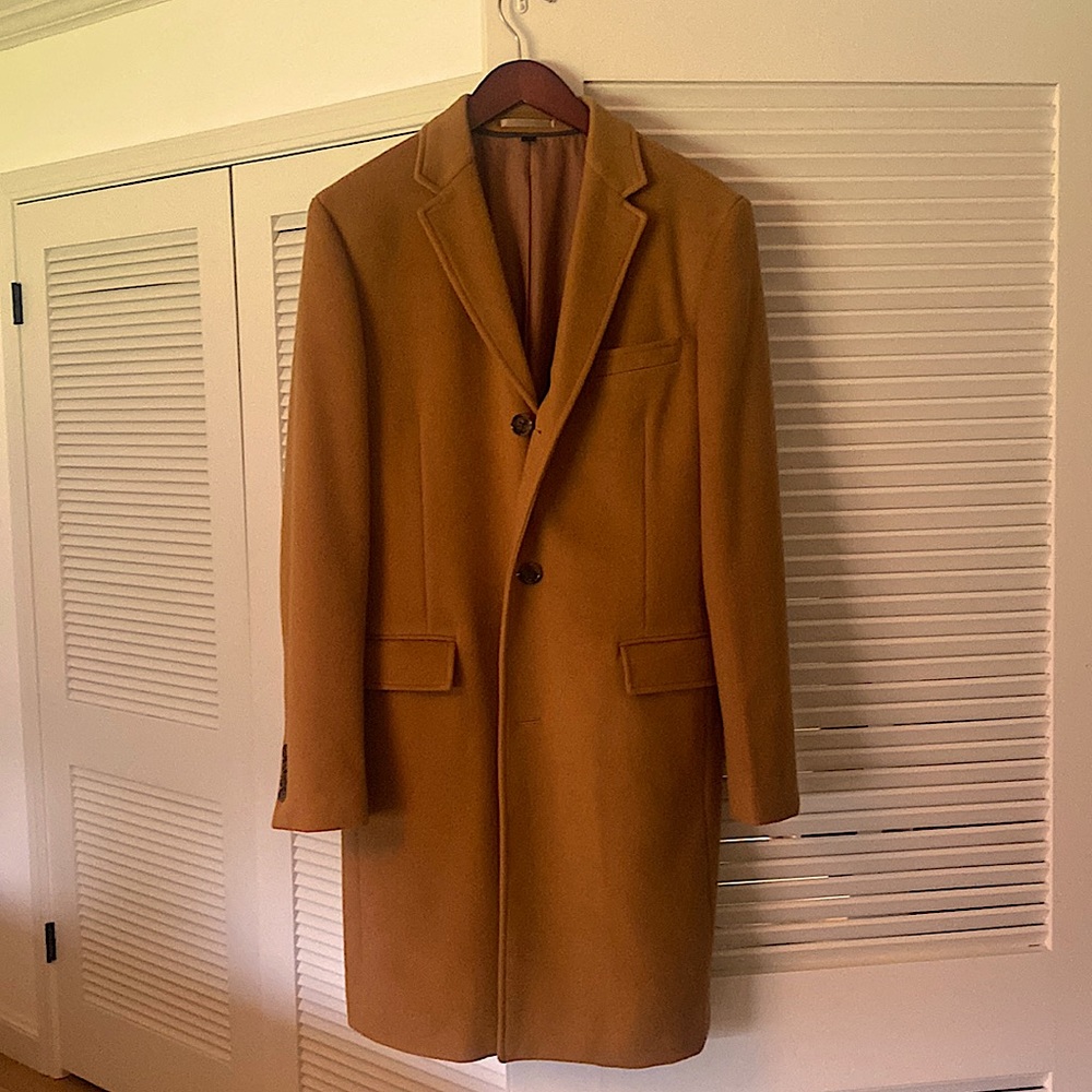 J Crew Ludlow topcoat in Italian wool and cashmere.